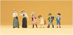 Kobiety z dziećmi, skala H0, PREISER 12194