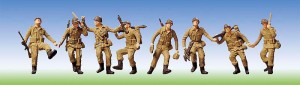 Żołnierze na poligonie, skala H0, FALLER 156003