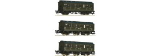 Zestaw 3 wagonów osobowych, PKP, skala H0, ROCO 74020