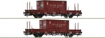 Zestaw 2-wagonów towarowych Ks, PKP, skala H0, ROCO 6600006 