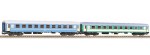 Zestaw 2 wagonów osobowych IC,  111A , PKP, skala H0, PIKO 97302