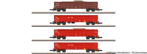 Zestaw 4-wagonów towarowych , skala Z, MÄRKLIN 82542