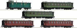 Zestaw 5-wagonów osobowych , skala H0, ROCO 6200076
