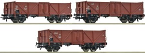 Zestaw 3-wagonów towarowych Omm, skala H0, 6600075
