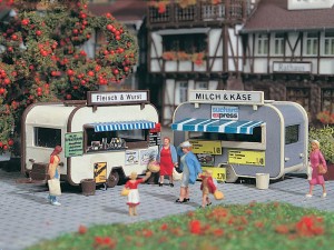 2 stragany mobilne, skala H0, VOLLMER 45144