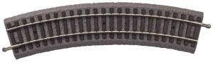 Tor łukowy  R1 z podkładem, 30°/R=360 mm, skala H0, PIKO 55411