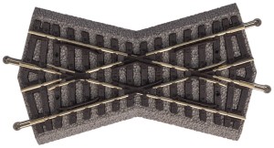 Skrzyżowanie K30 z podkładem , 30°, skala H0, PIKO 55441