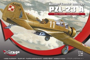 Samoloty, PZL-23A Karaś, skala 1:48, MirageHobby 481303