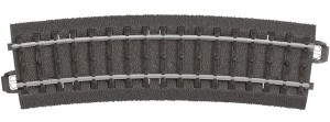Łuk R3=515 mm / 15°, C-Gleis, skala H0, MÄRKLIN 24315