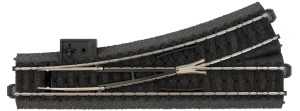 Zwrotnica prawa 188,3 mm/ 24,3°, C-Gleis, skala H0, MÄRKLIN 24611