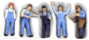 Rzemieślnicy, skala 0, PREISER 65332