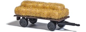 Przyczepa z sianem, skala N, BUSCH 8365