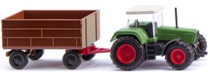 Traktor Fendt Favorit z przyczepą, skala N, WIKING 096004
