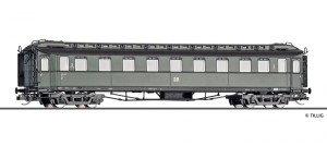 Wagon osobowy 2-klasy typu B4ü, DR,  skala TT, TILLIG 12010