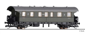 Wagon osobowy 2-klasy typu Bi, PKP, skala TT, TILLIG 13023