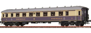 Wagon osobowy 2-klasy typu SB4ü-28 "Rheingold", skala H0, BRAWA 46467