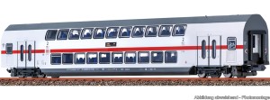 Wagon osobowy 2-klasy typu DApza687.2 pociągu TWINDEXX Vario IC2 , DB,  skala N, BRAWA 64537