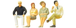 Siedzące osoby  , skala I, PREISER 63074