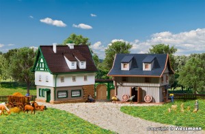 Gospodarstwo z szopą , skala Z, VOLLMER 49540