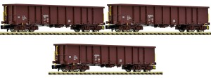 Zestaw 3 wagonów towarowych typu Eanos, ÖBB,  skala N, FLEISCHMANN 6660074