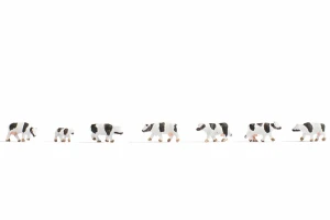 Krowy biało-czarne, skala Z, NOCH 44250