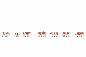 Krowy biało-brązowe, skala Z, NOCH 44251