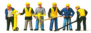 Robotnicy kolejowi, skala H0, PREISER 10035