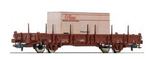 Wagon towarowy  odkryty z ładunkiem , DR, skala H0, ROCO 67891