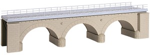 Most kamienny jednotorowy, skala H0, KIBRI 39721