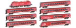 Zestaw pociągu osobowego Railjet, ÖBB, DCC,  skala N, HOBBYTRAIN H25227S