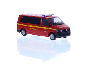 VW T6 Bus "Feuerwehr Lübeck" , skala H0, RIETZE 53758