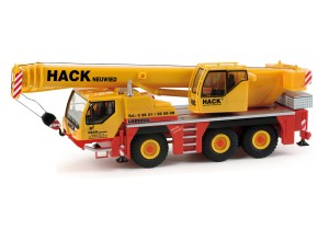 Liebherr LTM 1045 "Hack Autokrane", dźwig mobilny, skala H0, HERPA 157483
