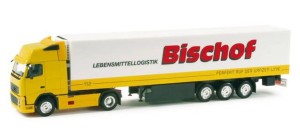 Volvo FH Gl. XL siodłowiec z chłodnią "Bischof" , skala H0, HERPA 157674