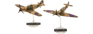 Samolot,  Supermarine Spitfire MK. Ia mit Hawker Hurricane MK. I    , skala 1:144, REVELL 03771