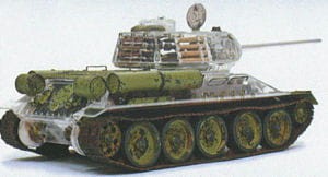 Soviet T-34/85 Model 1944/45, skala 1:35, AFV CLUB 35S56