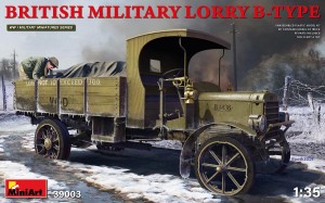 Brytyjska ciężarówka wojskowa Lorry B-Type , skala 1:35, MiniArt 39003