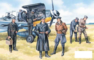 Figurki, Niemieccy piloci Luftwaffe , skala 1:48, ICM 48082