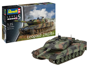 Czołg,  LEOPARD 2 A6M+, skala 1:35, REVELL 03342