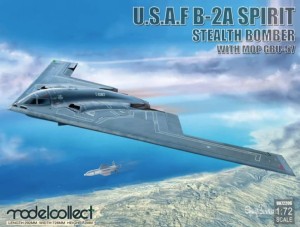 Northrop Grumman B-2A Spirit Stealth bombowiec strategiczny  , skala 1:72, Modelcollect UA72206