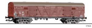 Wagon towarowy kryty typu GGths, DRG, skala TT, TILLIG 15117