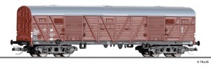 Wagon towrowy kryty typu GGrhts, DR,  skala TT, TILLIG 15118