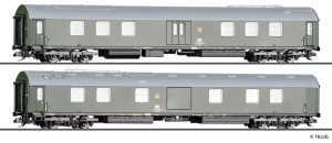 Zestaw 2-wagonów osobowych „Salonwagenzug 5“, DR, skala TT, TILLIG 01086
