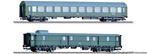 Zestaw 2-wagonów osobowych „D 118 Leipzig-Köln“ , DR, skala TT, TILLIG 01095
