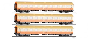 Zestaw 3-wagonów osobowych typu Y7B70 „Städteexpress“, DR, skala TT, TILLIG 01804
