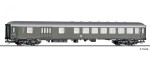 Wagon osobowy 2 klasy typu  BD4üm-61 z przedziałem bagażowym, DB, skala TT, TILLIG 16219
