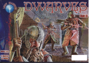 Figurki, Dwarves, set 1, skala 1:72,  ALLIANCE ALL72007