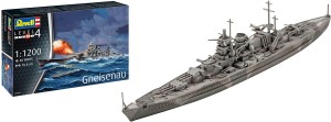 Okręt, Gneisenau, skala 1:1200, Revell 05181