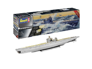 German Submarine Type IX C , skala 1:72, Revell 05180