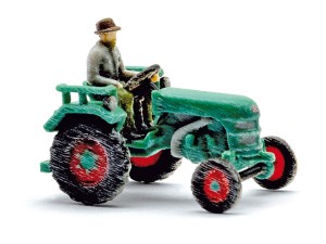 Traktor Kramer z rolnikiem , skala N, BUSCH 8357