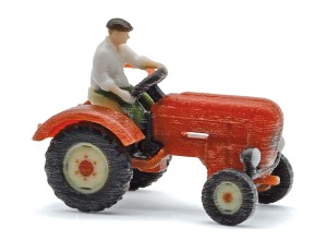 Traktor Junior z rolnikiem , skala N, Busch 8358 